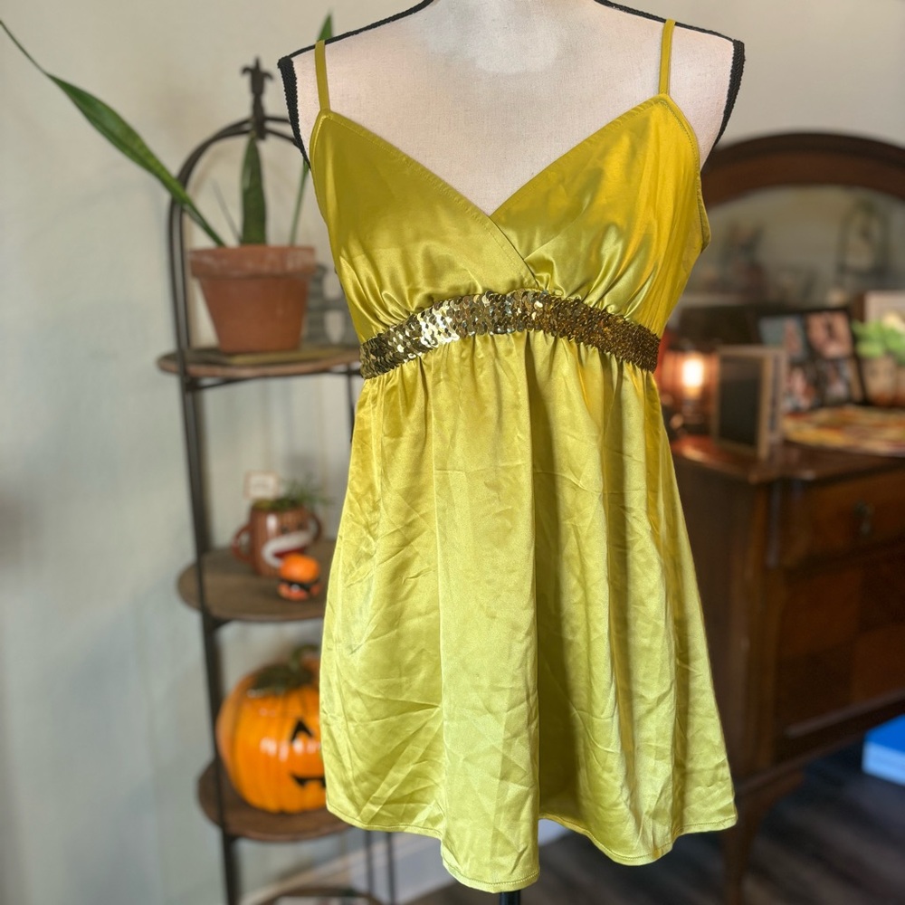 Y2k Sequin Top